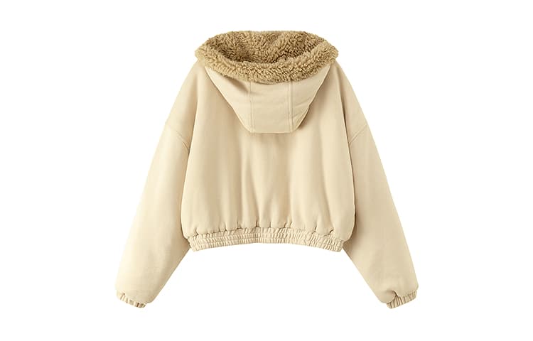 CHUU Khaki Женское короткое пальто - изображение 2