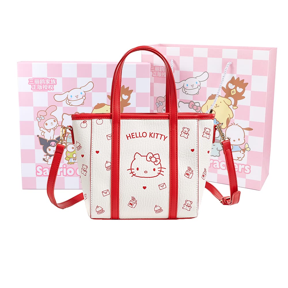 Сумка Sanrio Hello Kitty PU (полиуретан) Сумка Стандартная Женская Красная Белая - изображение 2