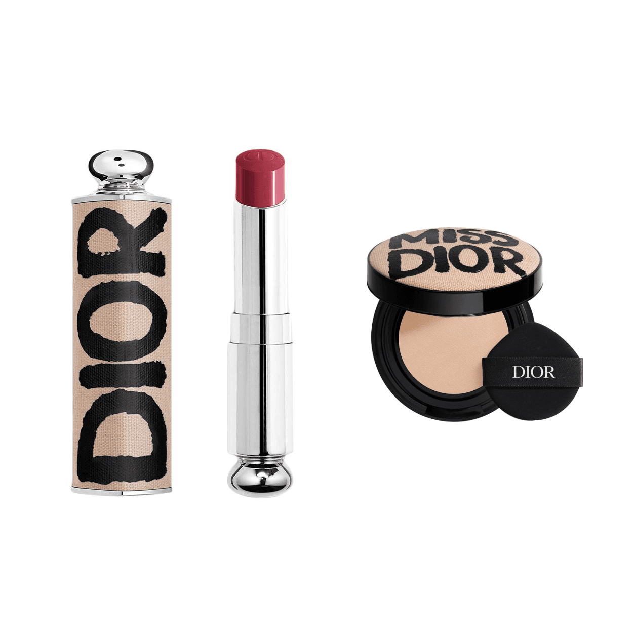 DIOR Unrestrained Телесный Ограниченный Замок Воздух Подушка Волшебный Помада Макияж Набор Волшебных Цветов Шелковистый - изображение 5