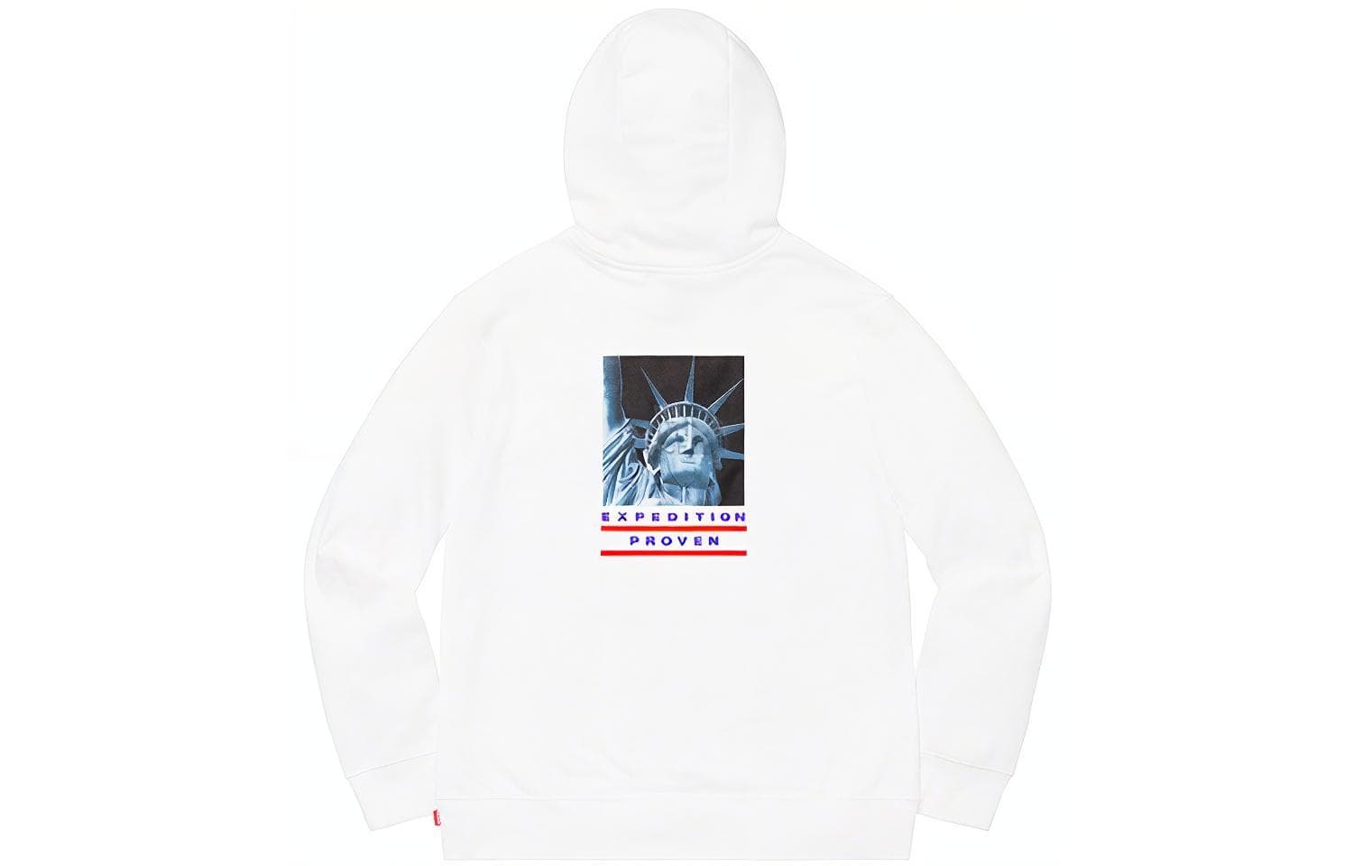 Худи Supreme x The North Face Statue of Liberty Hoodie White - изображение 1