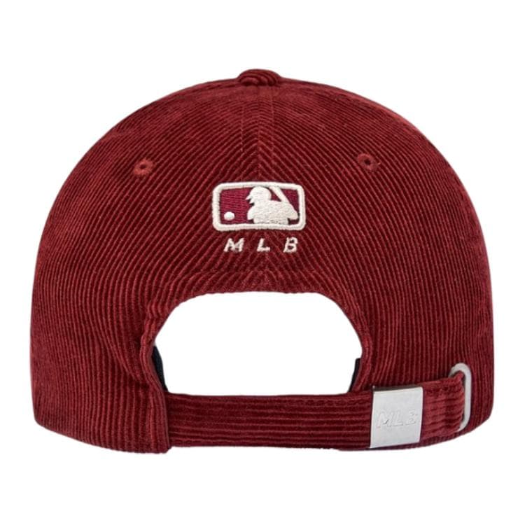 Кепка MLB Хлопковые кепки унисекс бордового цвета - изображение 4