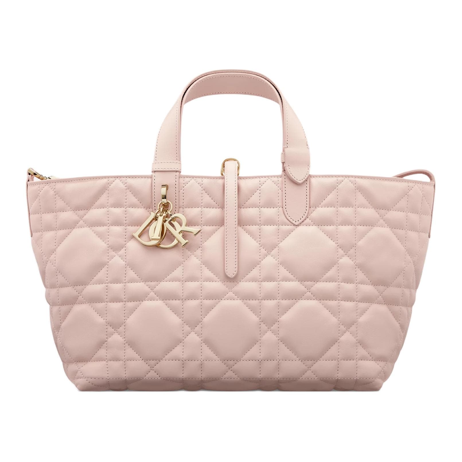 Сумка DIOR Toujours Quilted Letter Pendant Shoulder Bag Small Pink - изображение 1
