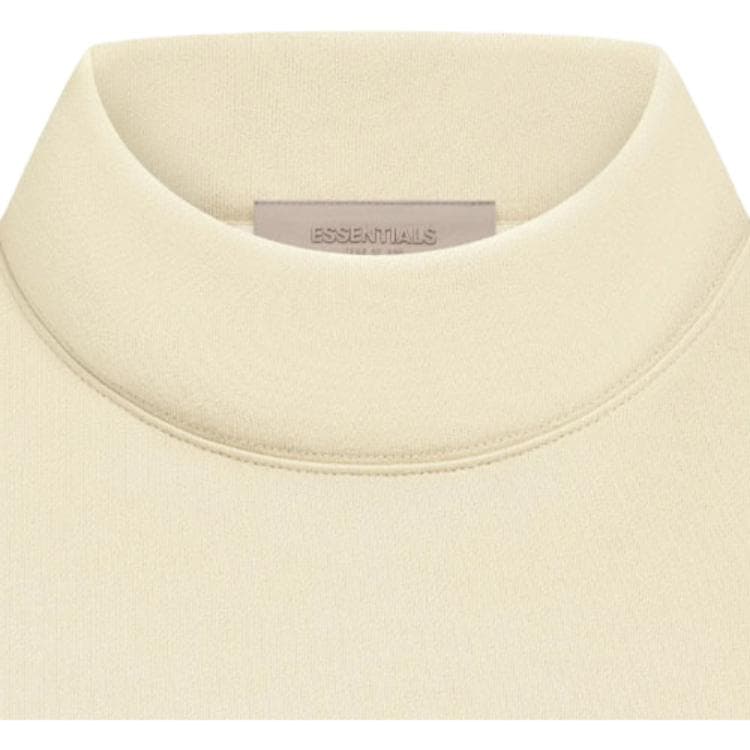 Худи Fear of God Essentials FW22 Mockneck Egg shell Logo - изображение 3