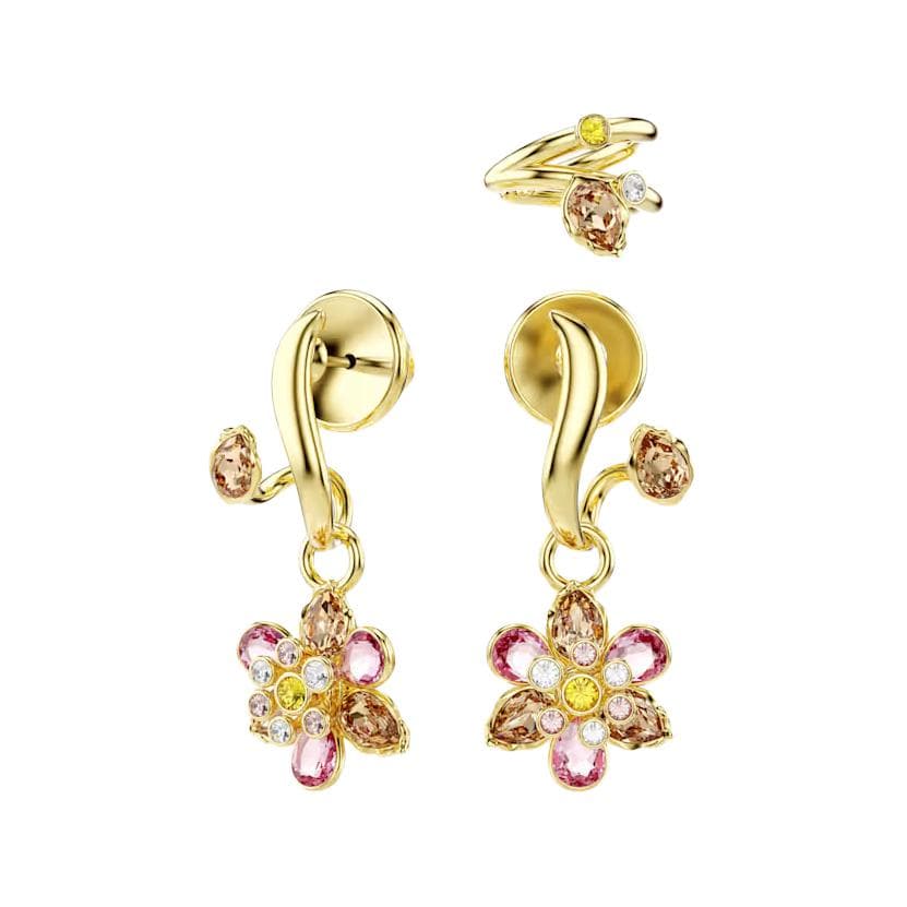 Серьги Swarovski Idyllia Серьги-кольца Искусственный кристалл Женский Золото - изображение 4