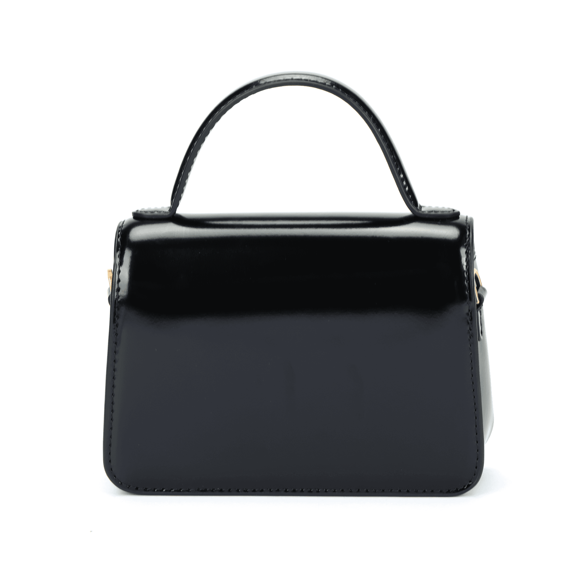 Сумка Tory Burch Robinson Small Patent Leather Bag Black - изображение 3