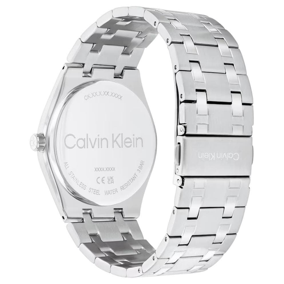 Механические часы Calvin Klein Часы с ремешком на запястье кварцевый механизм нержавеющая сталь шнуровка 39 мм зеленый циферблат - изображение 2