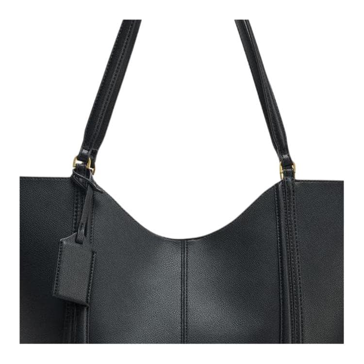 Мини-сумка ZARA MAXI Tote Bag Black - изображение 5