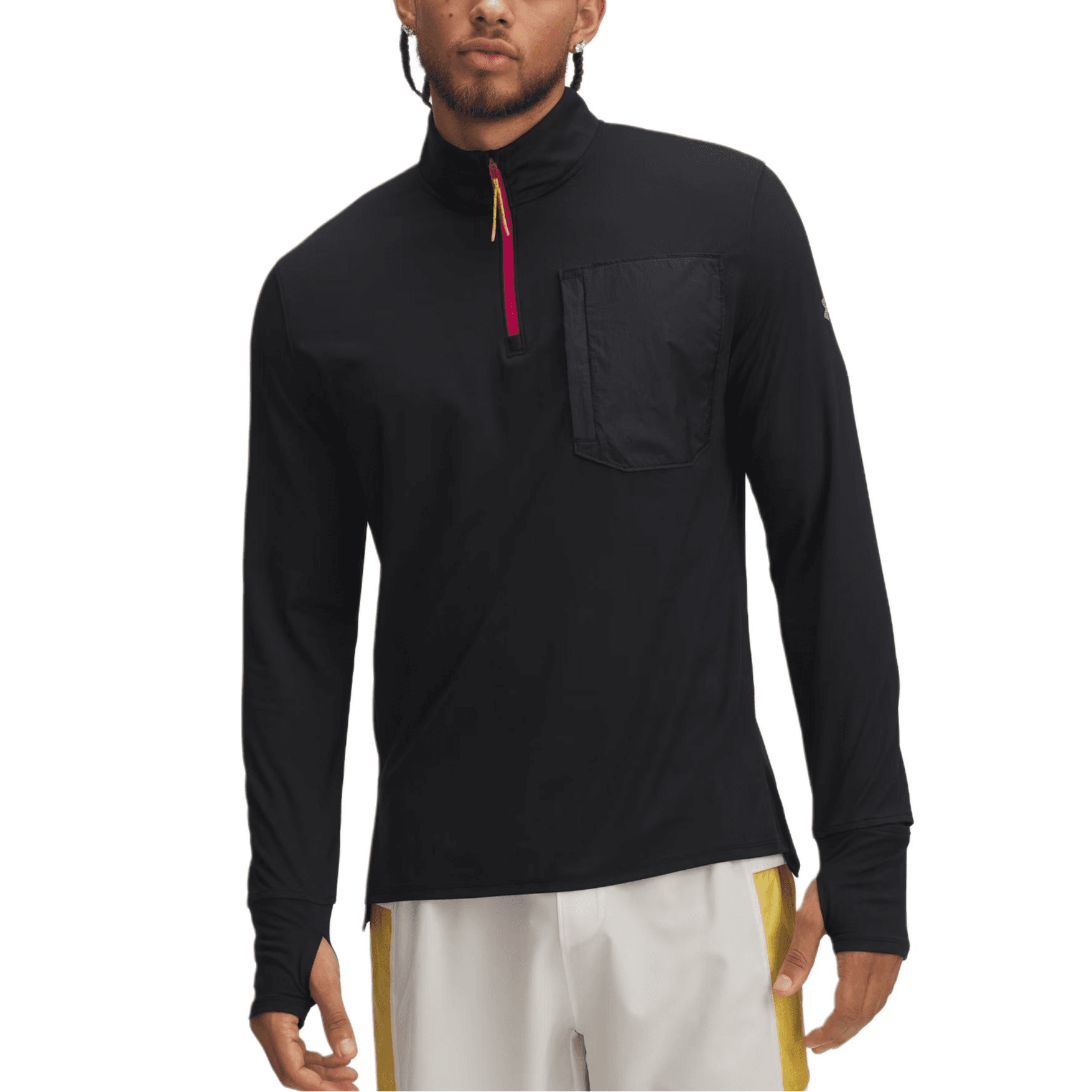 Кофта Under Armour Launch Trail Long Sleeve Tee Black - изображение 1