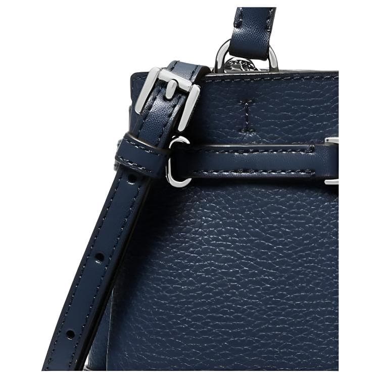 Сумка MICHAEL KORS Сумка с плечевым ремнем из кожи мини женская морской синий - изображение 4