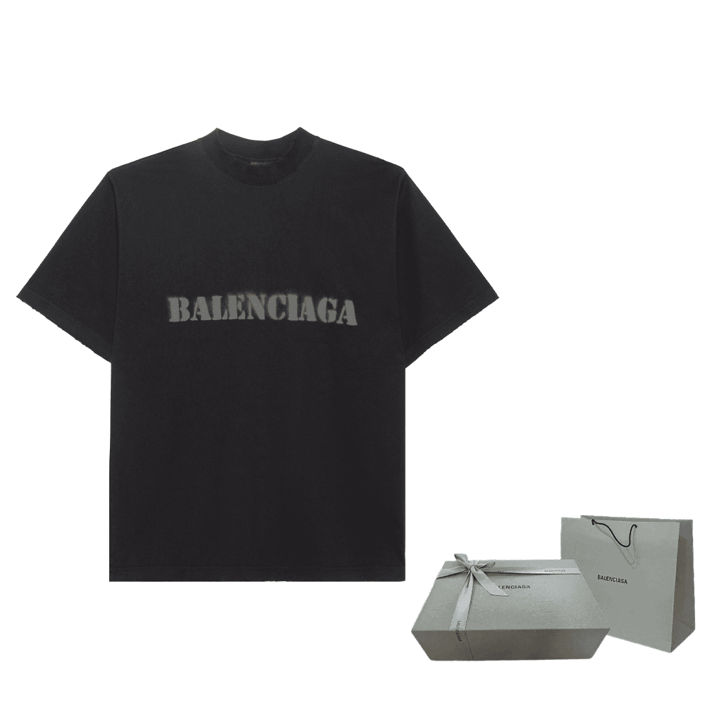 Футболка Balenciaga SS24 T-Shirt Black - изображение 5
