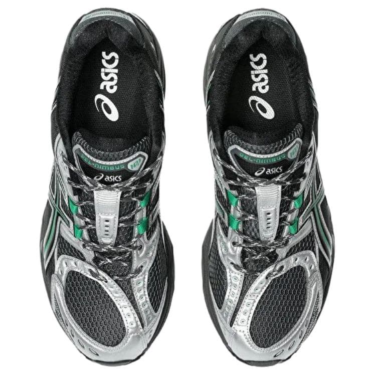 Кроссовки для бега ASICS Гель Nimbus 10,1 Low Топ Повседневная Городская Коммутация Беговые Кроссовки Мужские Черный Серебряный Зеленый - изображение 4