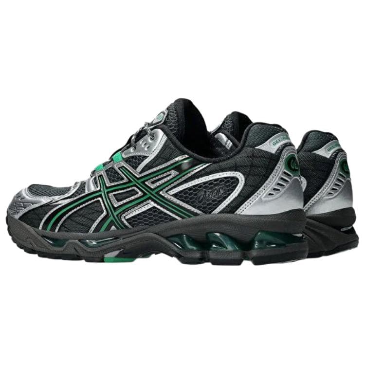 Кроссовки для бега ASICS Гель Nimbus 10,1 Low Топ Повседневная Городская Коммутация Беговые Кроссовки Мужские Черный Серебряный Зеленый - изображение 3
