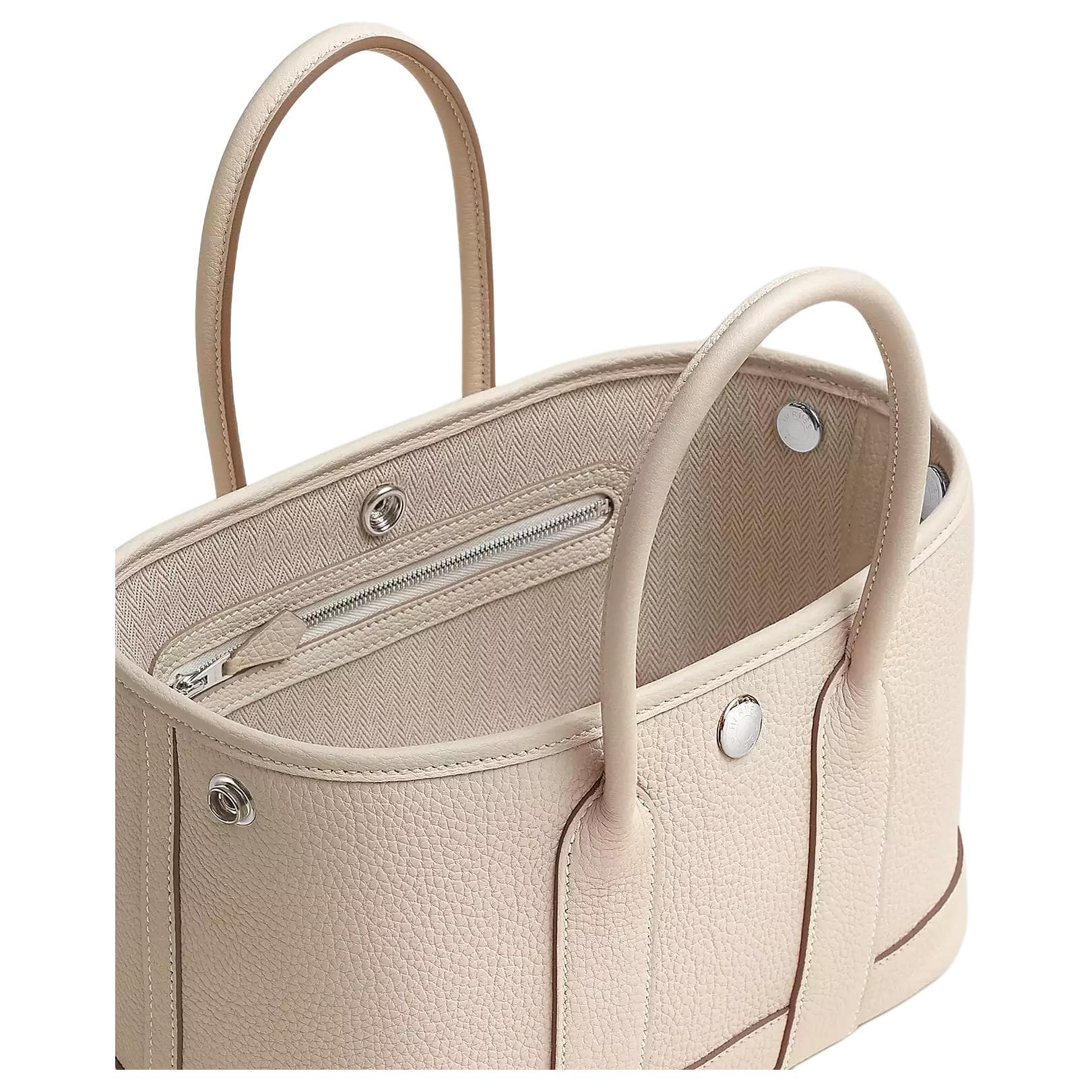 Сумка HERMES No Garden23 Togo 10 Craie - изображение 3