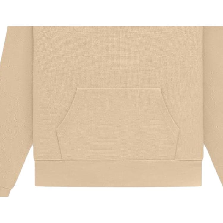 Худи Fear of God Essentials SS23 waffle raglan hoodie sand Logo - изображение 3
