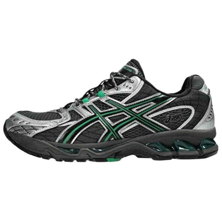 Кроссовки для бега ASICS Гель Nimbus 10,1 Low Топ Повседневная Городская Коммутация Беговые Кроссовки Мужские Черный Серебряный Зеленый - изображение 1