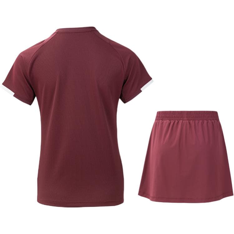 YONEX Комплекты одежды (Темно-коричневый топ + Темно-умбровый низ) Женские Повседневные костюмы - изображение 2