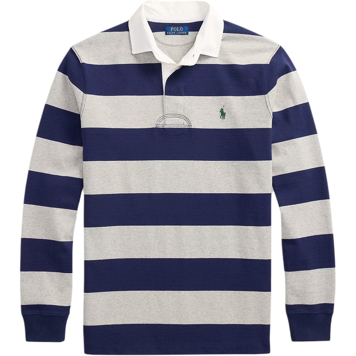 Поло Polo Ralph Lauren Поло Классическая версия Мужской Newport Морской синий Серый - изображение 1