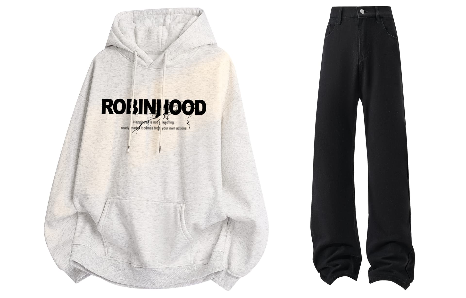 ROBINHOOD Комплект толстовок и джинсов унисекс - изображение 2