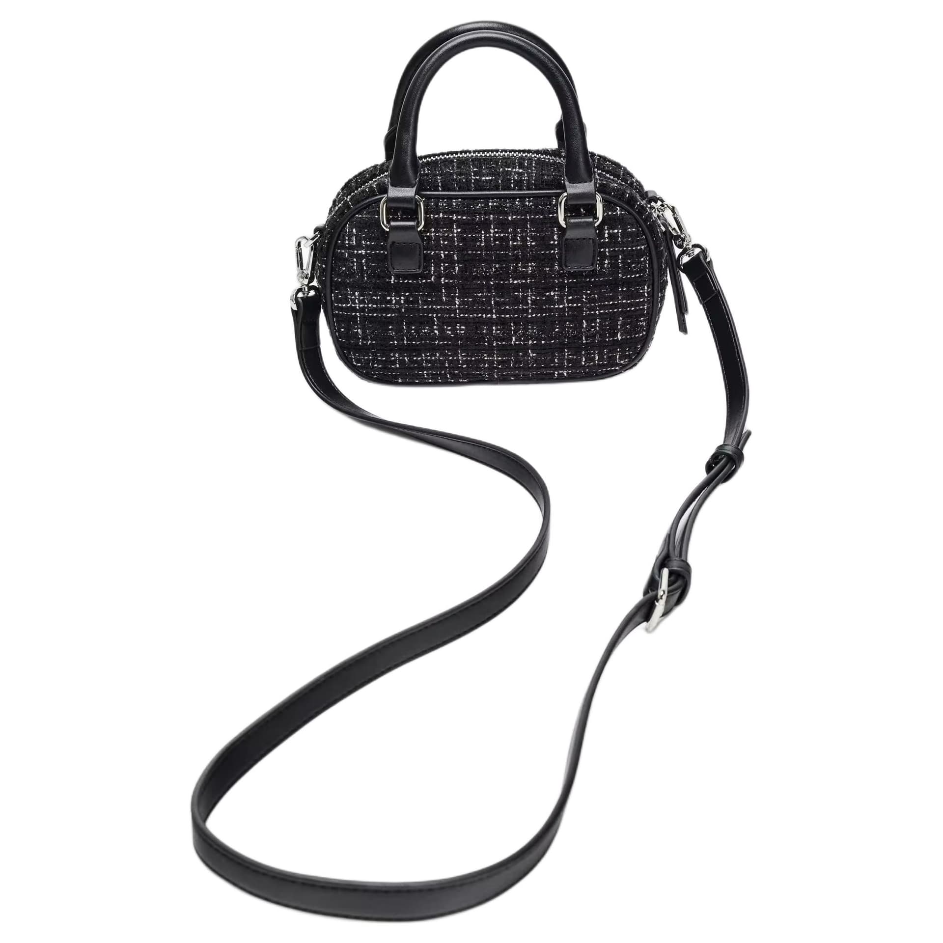 Сумка ZARA Mini Shoulder Bag Black - изображение 3