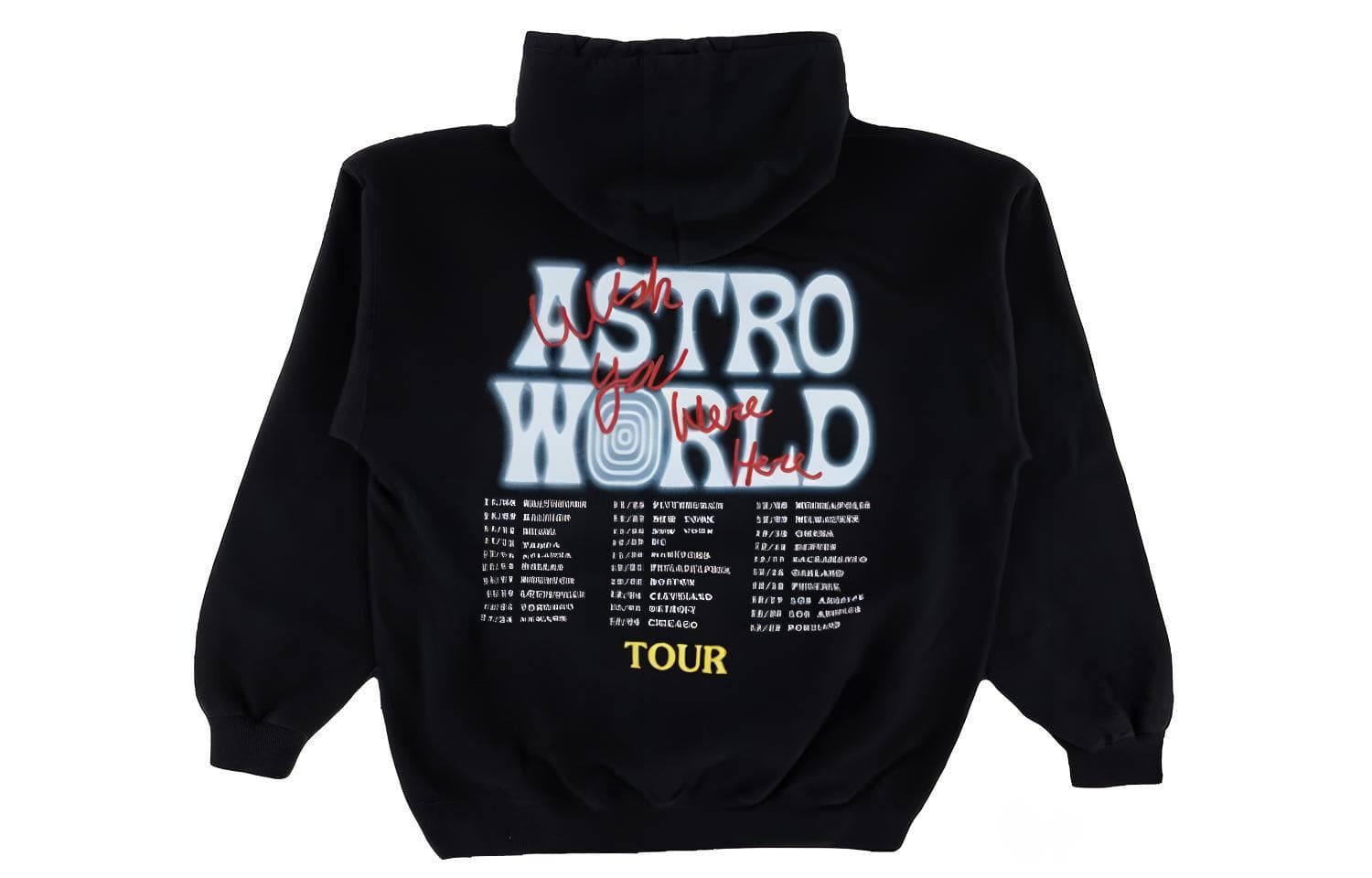 Худи Travis Scott Cactus Jack Astro World Hoodie Black - изображение 2