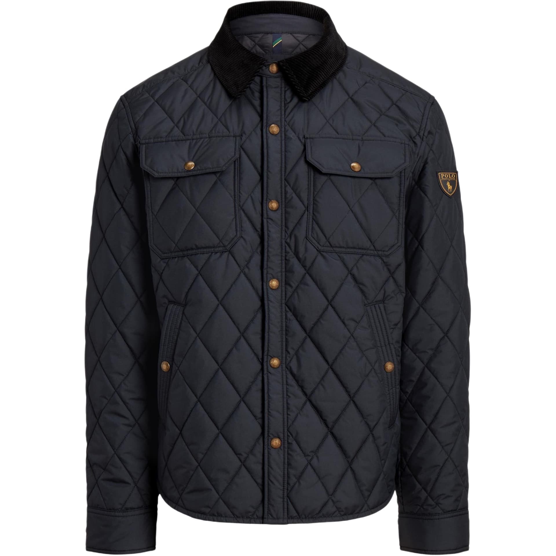 Зимняя куртка пуховик Polo Ralph Lauren Мужская хлопковая куртка пуховая черная - изображение 1