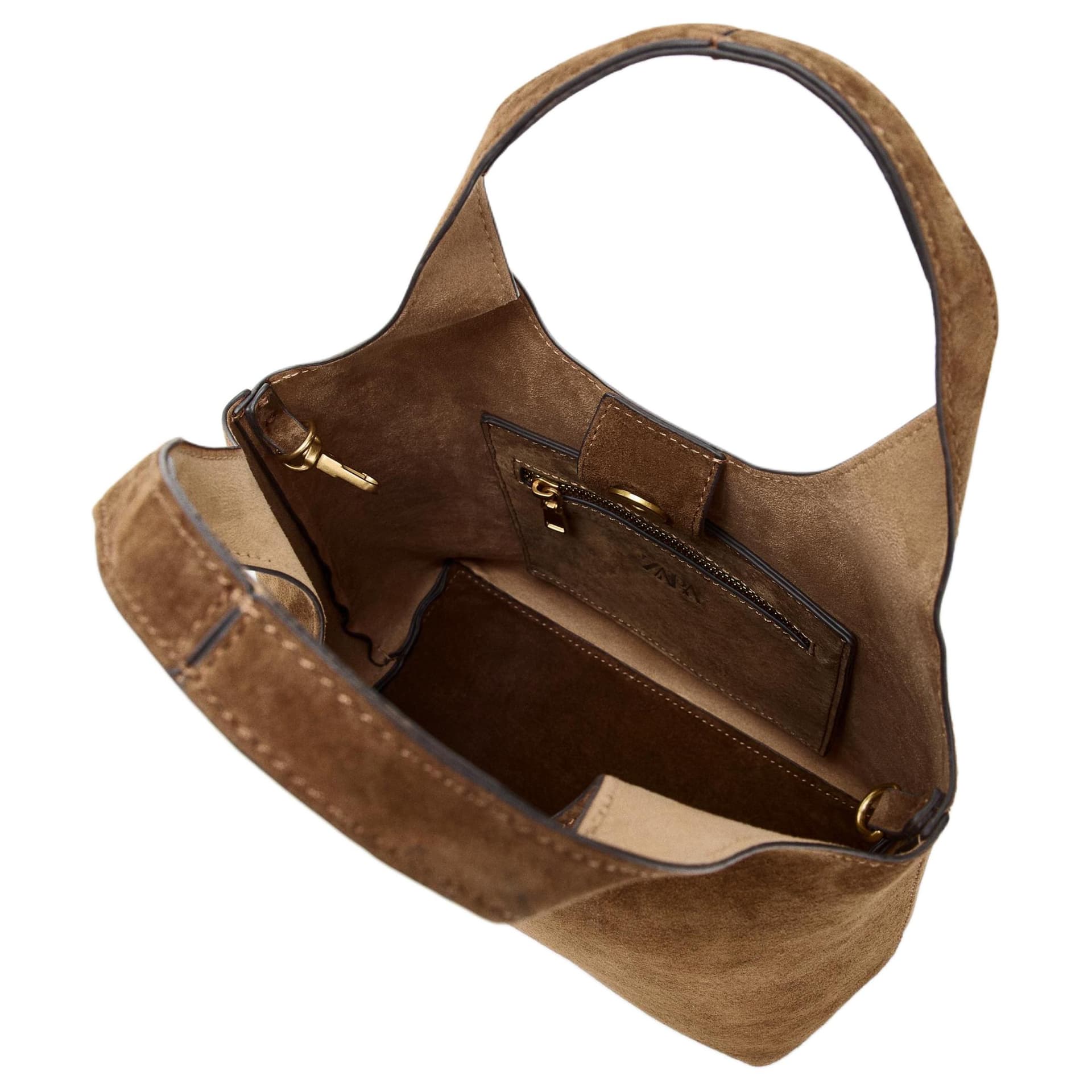 Сумка ZARA SPLIT SUEDE - изображение 5