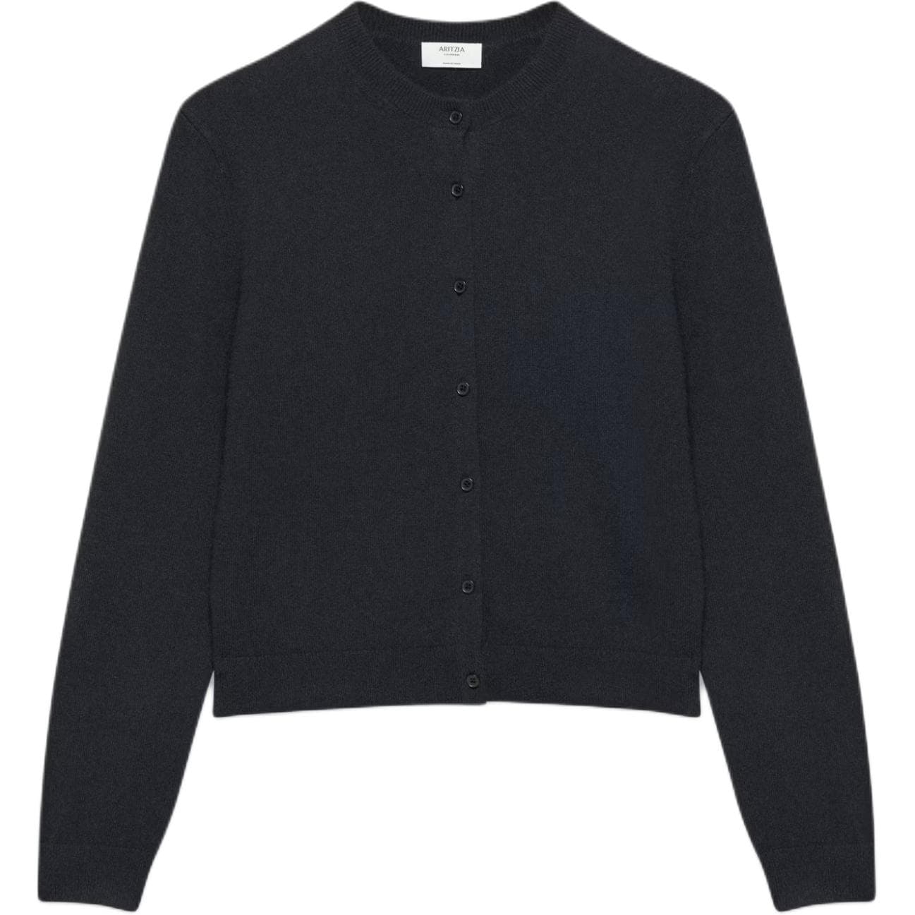 ARITZIA Bare Плюшевый кардиган средней длины с круглым узором плюшевый круглый узор женский свитер - изображение 1