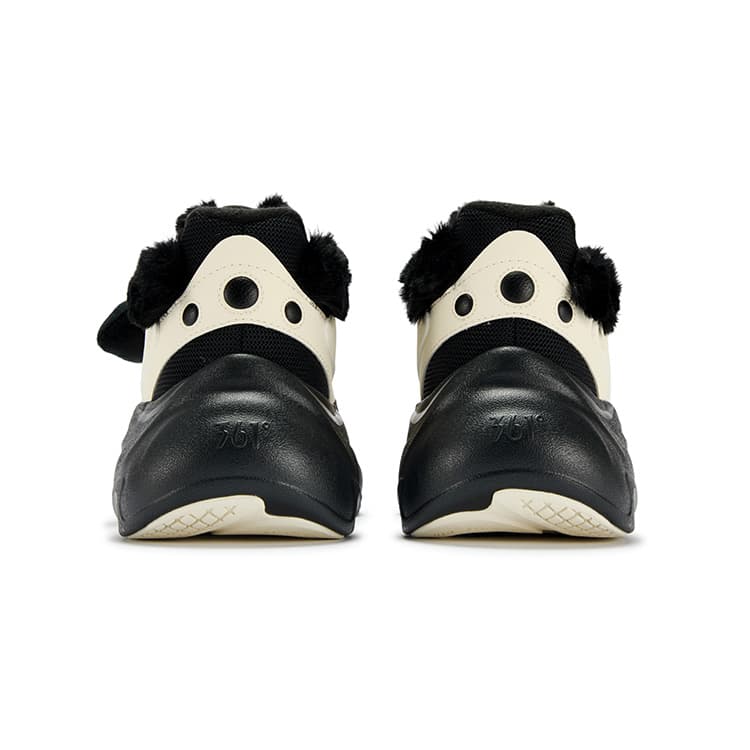 Кроссовки 361° Penguin Shoes Термический Износостойкий Противоскользящий Низкий Верх Повседневная Обувь Женская Черный Бежевый - изображение 4