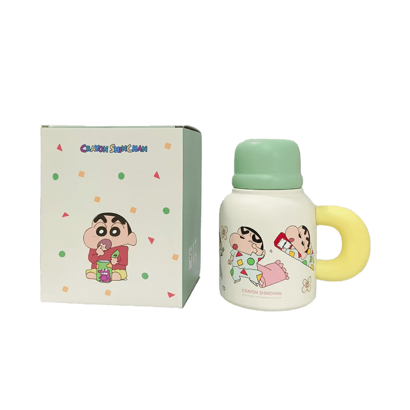 Crayon Shinchan Термокружки Желтый Зеленый Синий Розовый Желтый Розовый 600 мл - изображение 1