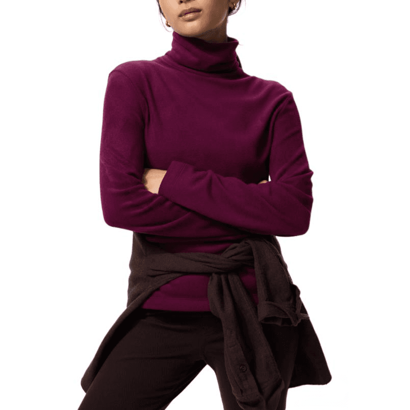 Футболка UNIQLO Фиолетовые Женские T-рубашки - изображение 1