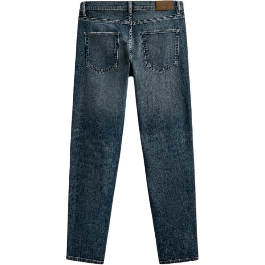 Штаны ZARA Blue Men's Jeans ZARA Синий Мужские Джинсы - изображение 2