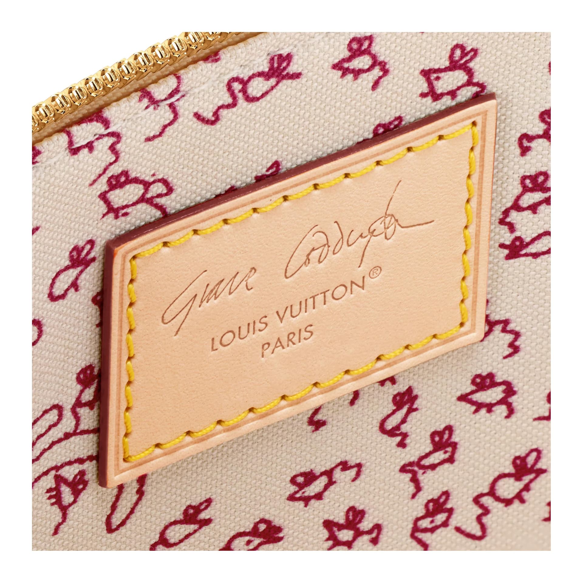 Сумка LOUIS VUITTON x Grace Coddington Alma BBCatogram Meowgram - изображение 7