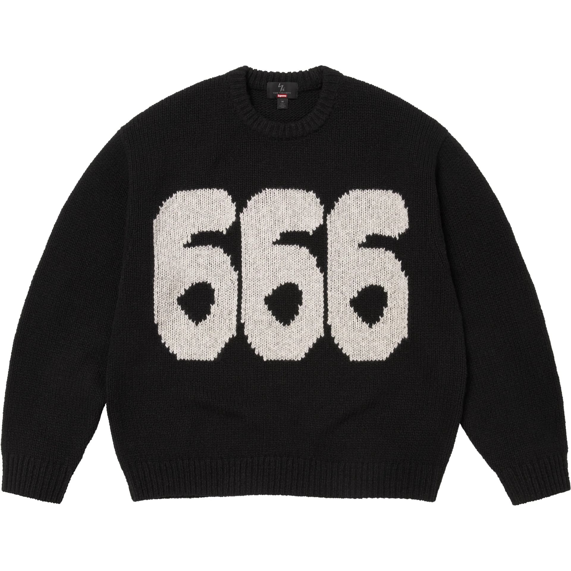 Кофта Supreme X Y's by Yohji Yamamoto Свитер Унисекс FW25 WEEK3 - изображение 3