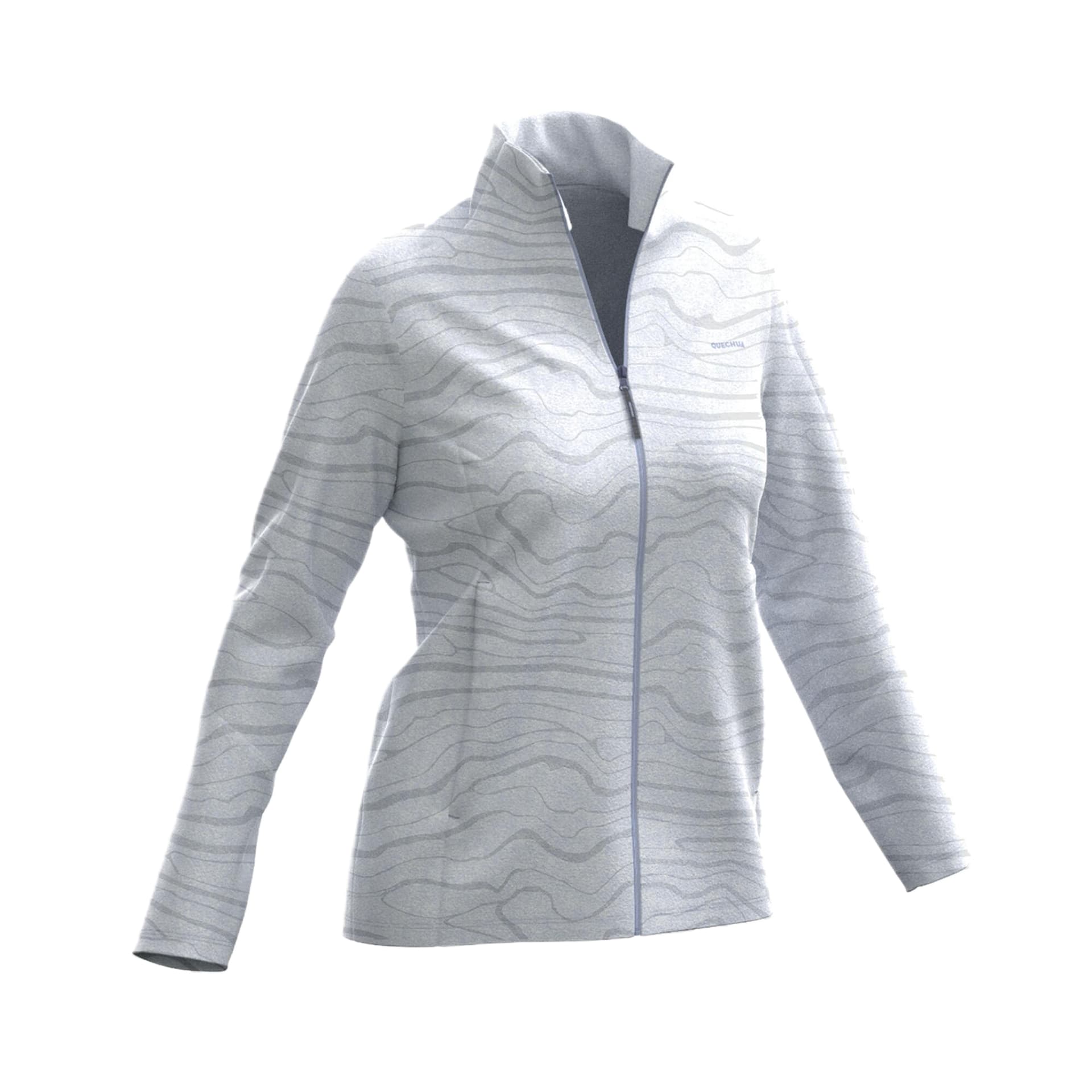 Куртка DECATHLON Черный Светло-фиолетовый Женские Куртки - изображение 2
