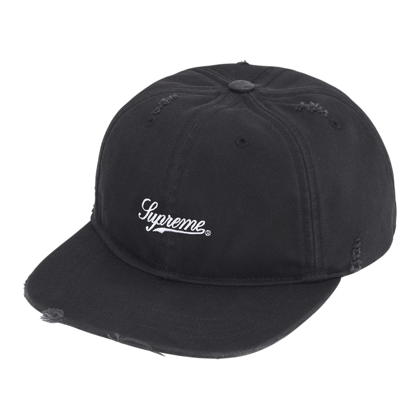 Кепка Supreme Хлопковая саржа Кепки Унисекс Черный Фиолетовый Белый Джинсовый синий Камуфляж - изображение 1