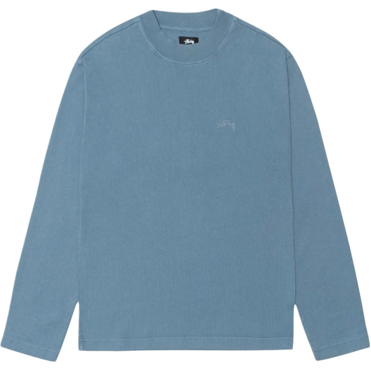 Футболка Stussy Fw25 Окрашенная футболка с высоким воротником LS унисекс - изображение 3