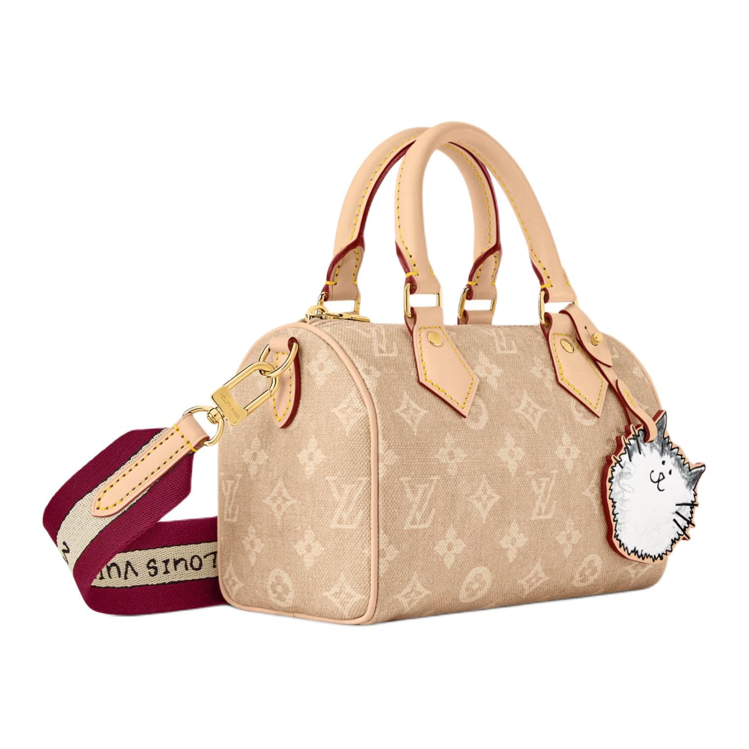 Сумка LOUIS VUITTON x Grace Coddington SpeedyCatogram 20 Meowgram - изображение 2