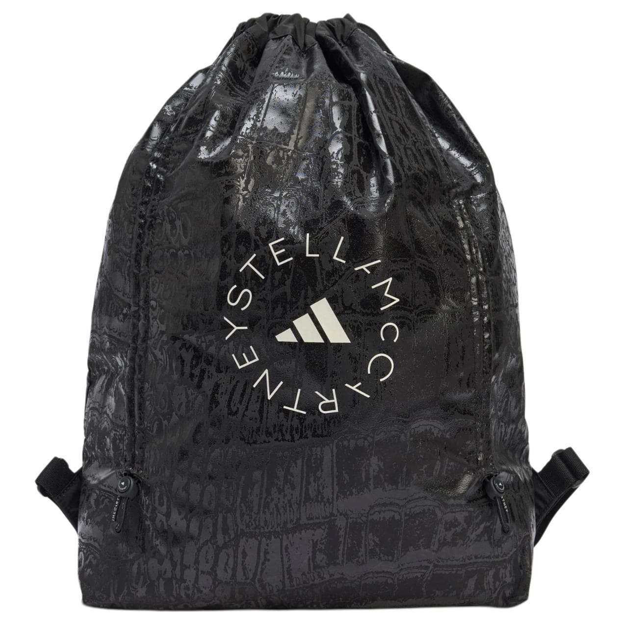 Рюкзак adidas x Stella McCartney Коллаборация Застежка на шнурке Рюкзаки Обычный (стандартный) Унисекс Черный - изображение 1