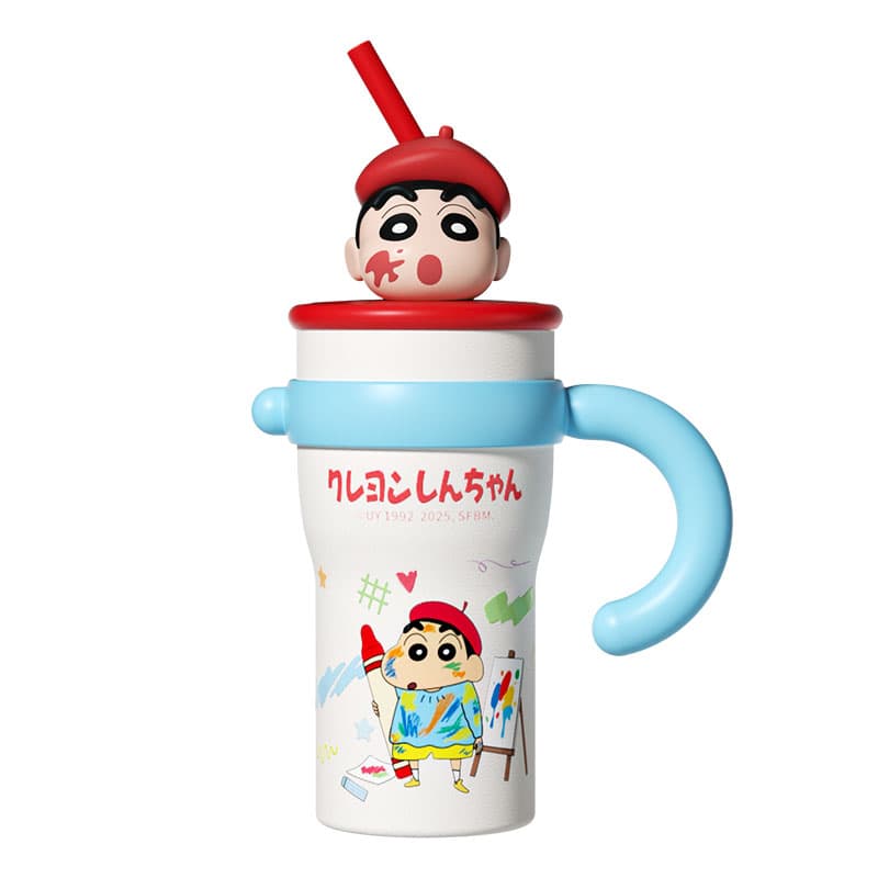 Crayon Shinchan Термокружки из нержавеющей стали 316 белый 960 мл - изображение 1