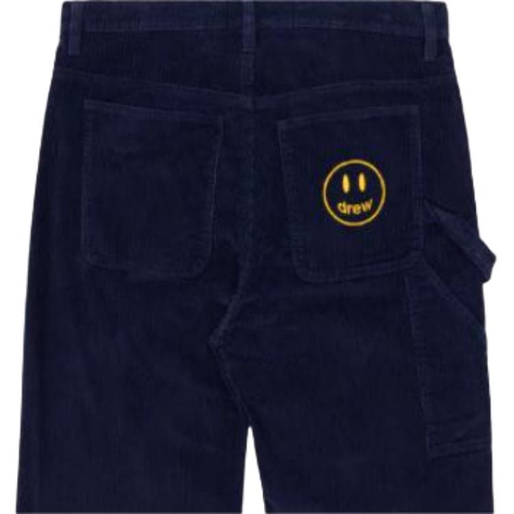 Штаны Drew House FW22 Corduroy Carpenter Pant Dark Navy Logo - изображение 3