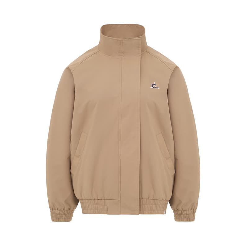 Куртка LI-NING 1990 x clove. Совместная коллекция Куртки & Пальто с алфавитно-цифровым принтом, флисовой подкладкой, термозащитный, ветрозащитный, свободный покрой, воротник-стойка, женский - изображение 2