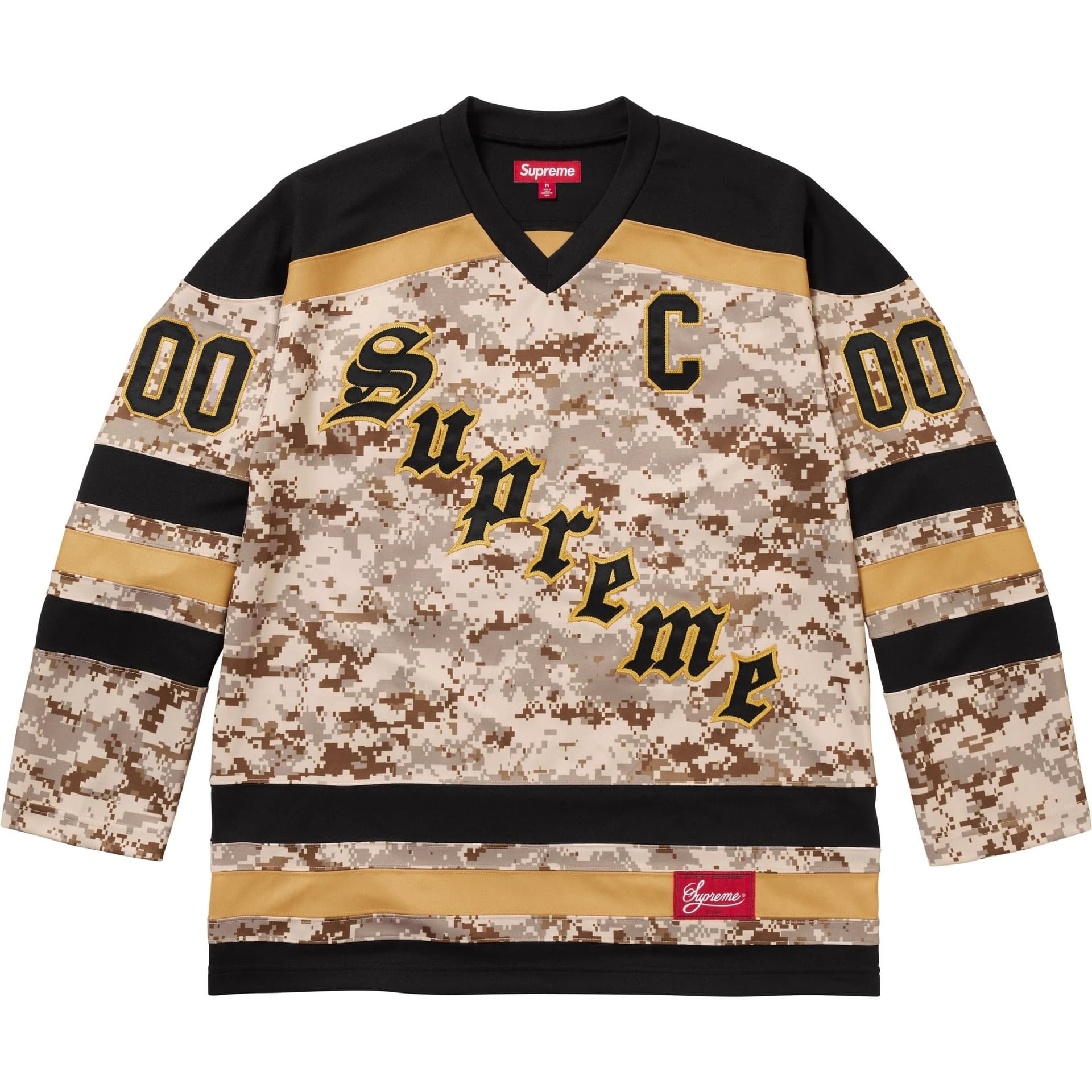 Supreme FW25 WEEK3 Пламя Прохлада ледяной Хоккей Джерси Спортивная одежда Унисекс - изображение 4