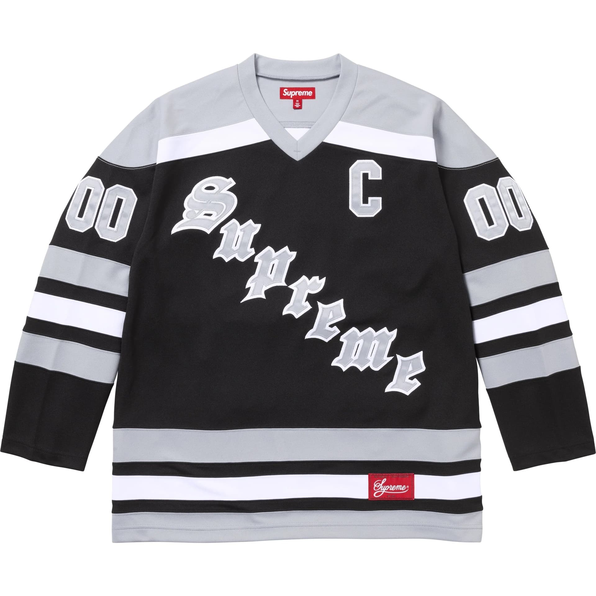 Supreme FW25 WEEK3 Пламя Прохлада ледяной Хоккей Джерси Спортивная одежда Унисекс - изображение 2