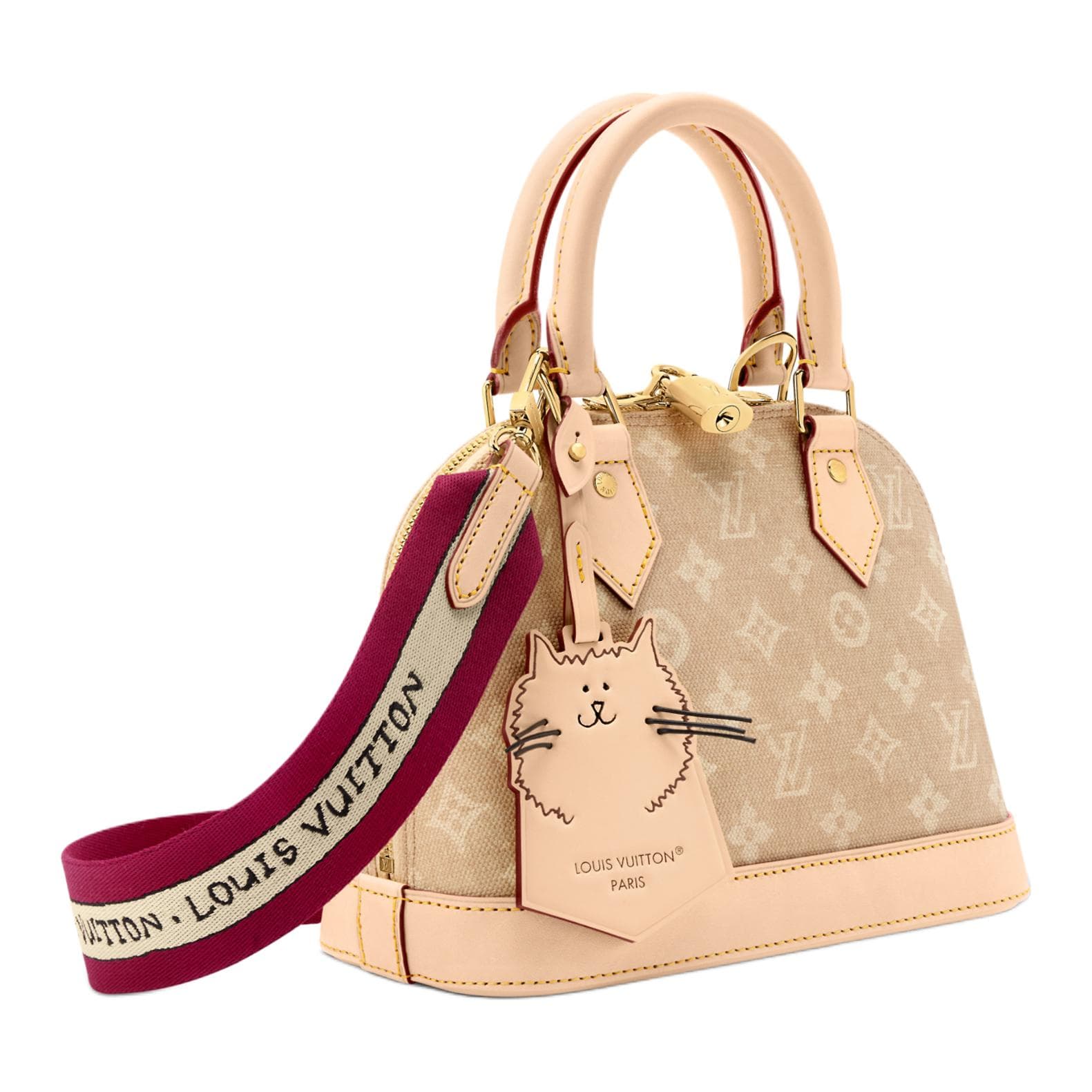 Сумка LOUIS VUITTON x Grace Coddington Alma BBCatogram Meowgram - изображение 2