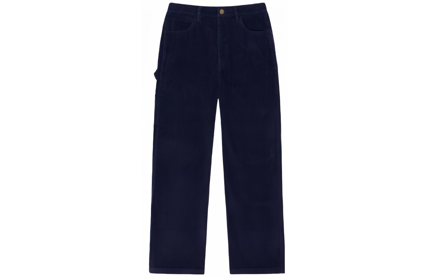 Штаны Drew House FW22 Corduroy Carpenter Pant Dark Navy Logo - изображение 1