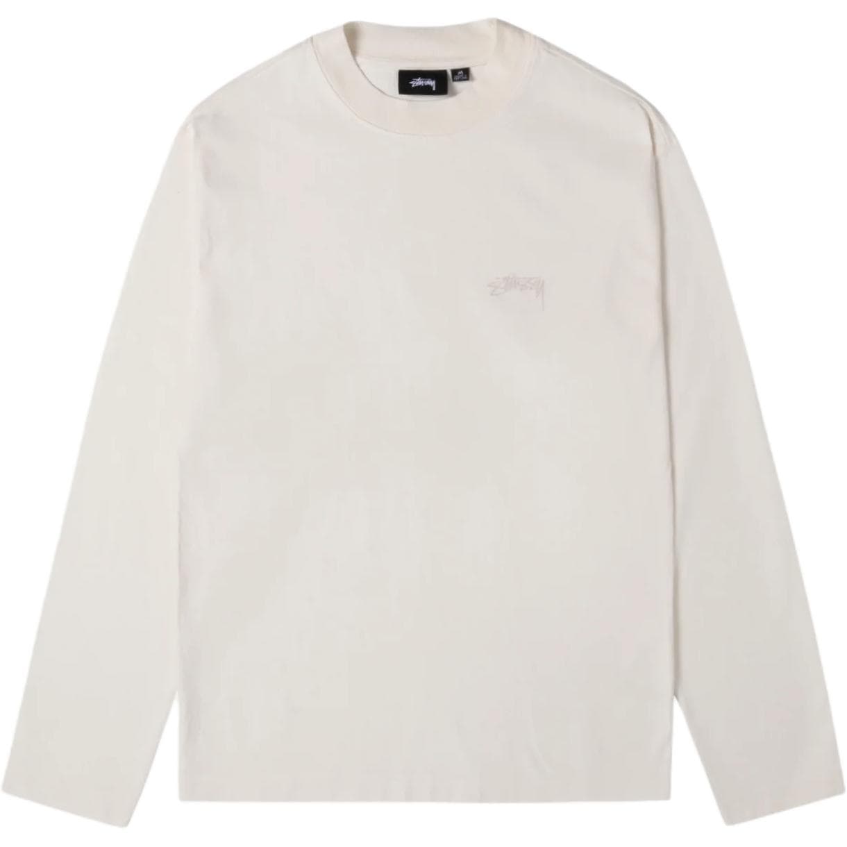 Футболка Stussy Fw25 Окрашенная футболка с высоким воротником LS унисекс - изображение 5