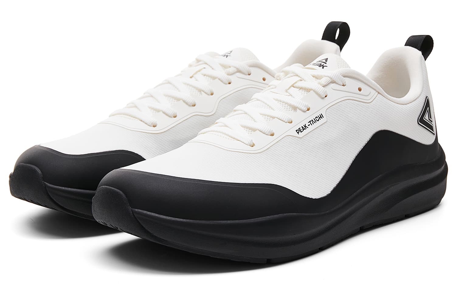 Кроссовки PEAK Comfort Walking Тайцзи Barefoot Обувь Дышащий Low Топ Повседневная обувь Мужской Сливочный Черный - изображение 3