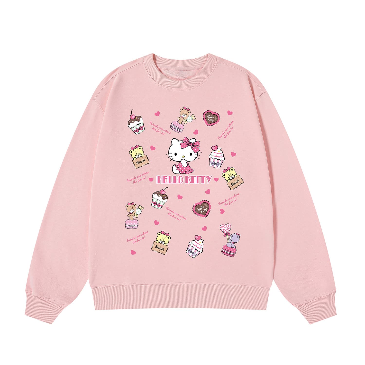 Худи Sanrio x Hello Kitty Hello Kitty Dessert Baking SS25 Худи-ханьфу Унисекс - изображение 1