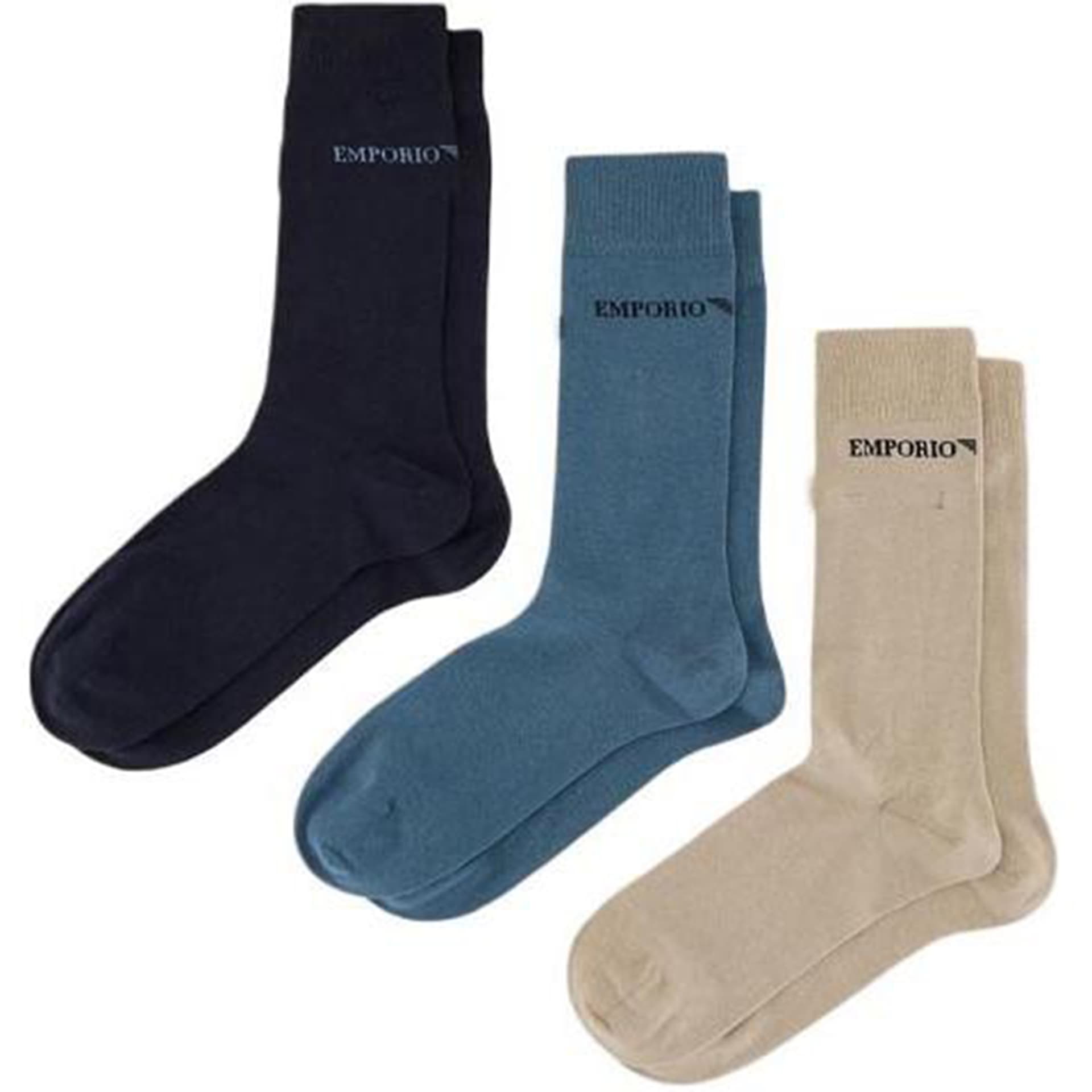 Носки EMPORIO ARMANI SS24 Logo 3 - изображение 1