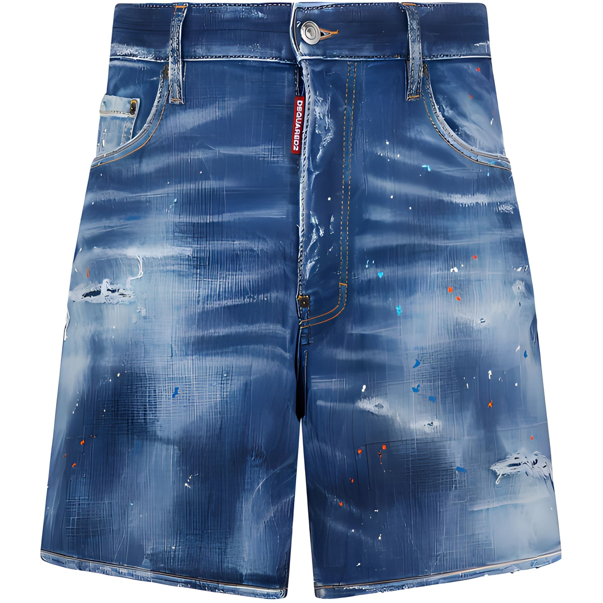 Джинсовые шорты DSQUARED 2 - изображение 1